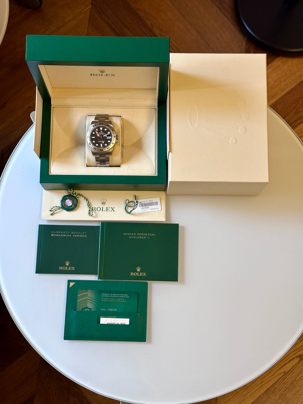 Rolex Explorer II Black Dial Ref. 216570