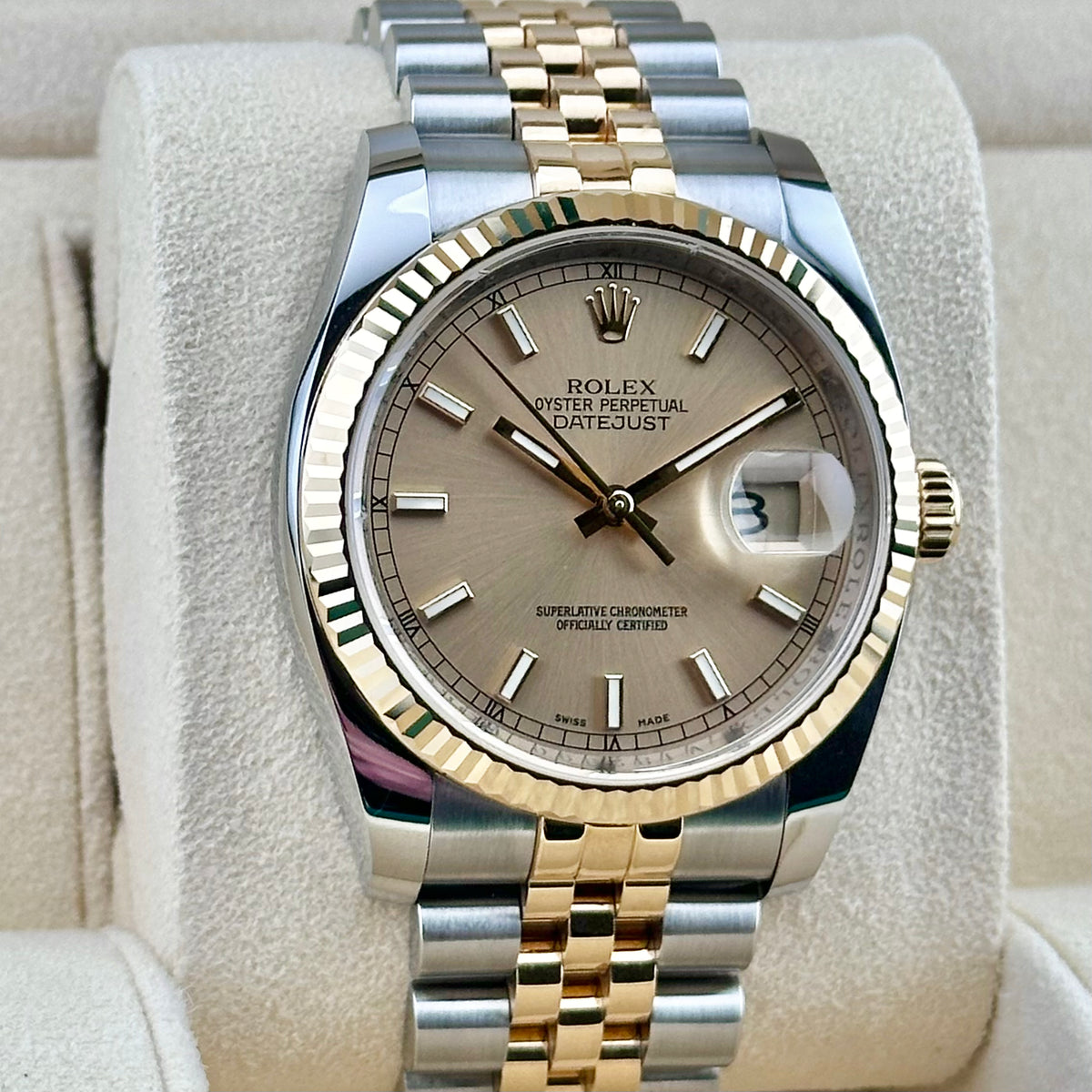 Rolex Datejust 36 Champagne Dial Two-Tone Ref. 116233