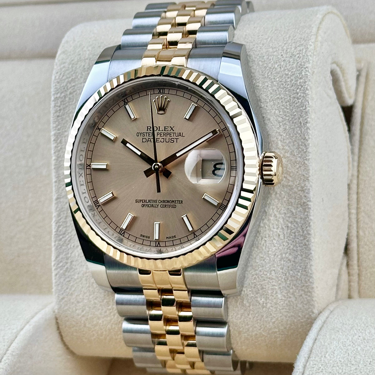 Rolex Datejust 36 Champagne Dial Two-Tone Ref. 116233