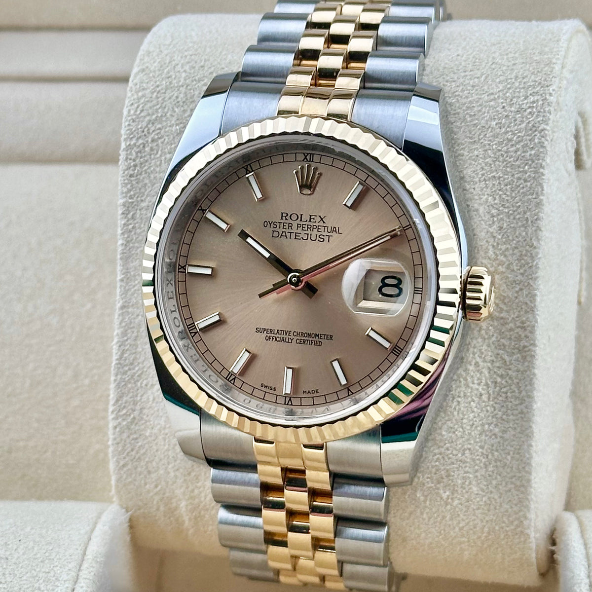 Rolex Datejust 36 Champagne Dial Two-Tone Ref. 116233