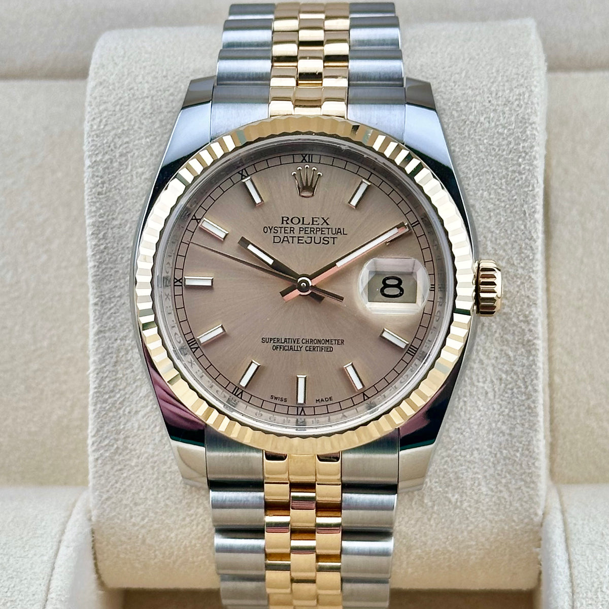 Rolex Datejust 36 Champagne Dial Two-Tone Ref. 116233