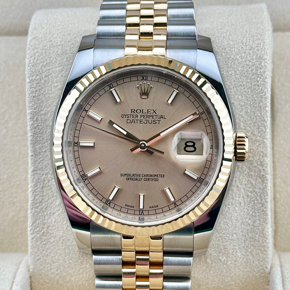 Rolex Datejust 36 Champagne Dial Two-Tone Ref. 116233