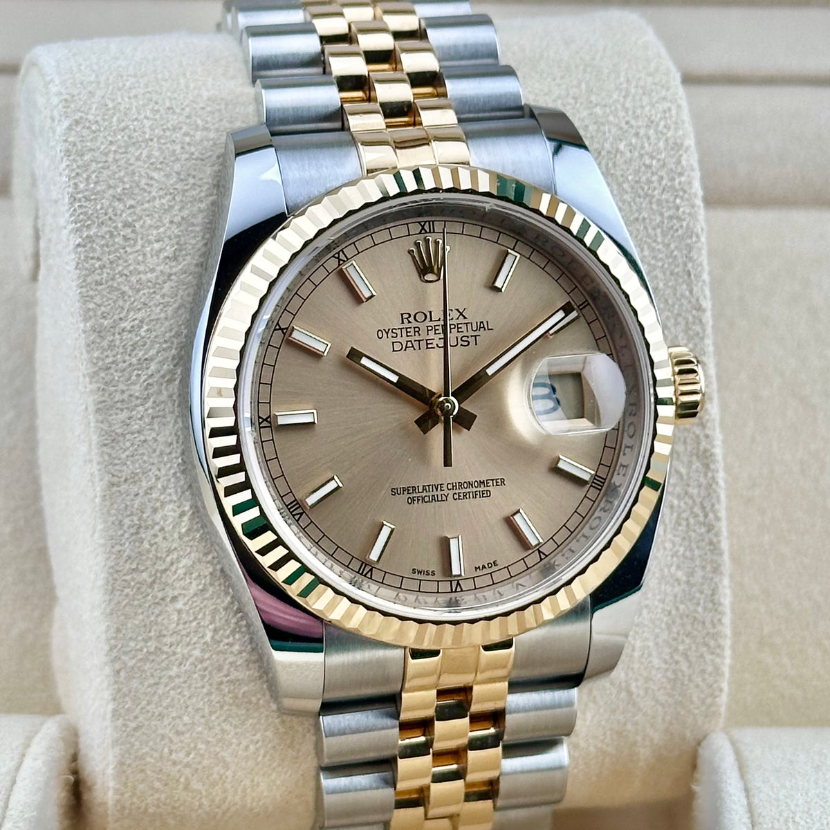 Rolex Datejust 36 Champagne Dial Two-Tone Ref. 116233
