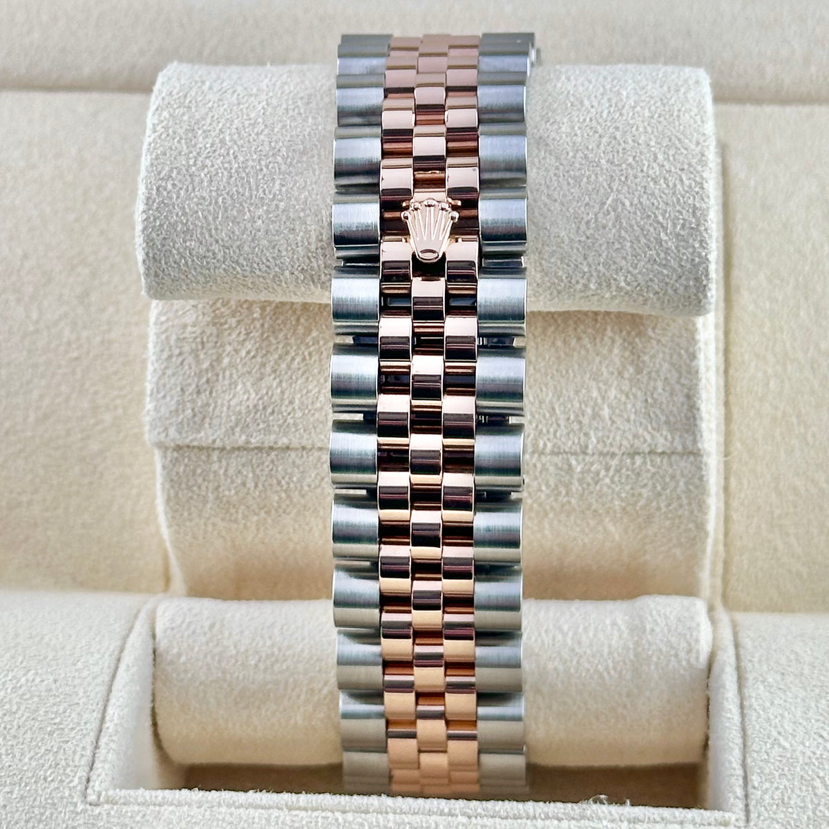 Rolex Datejust 36 White Roman Dial Two-Tone Rose Ref. 116231