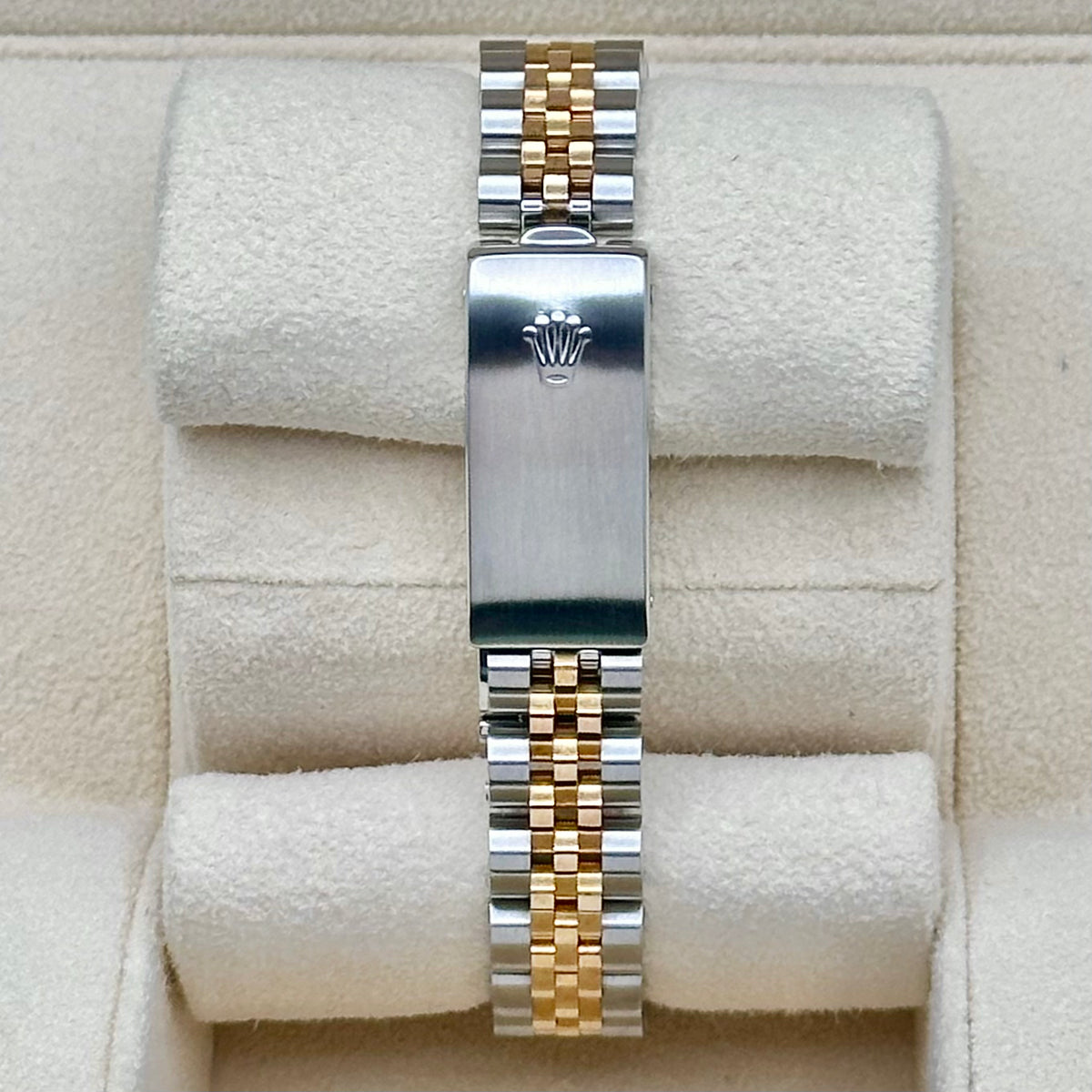 Rolex Lady-Datejust 26 Champagne Dial, Fluted Bezel, Two-Tone Jubilee Ref. 69173