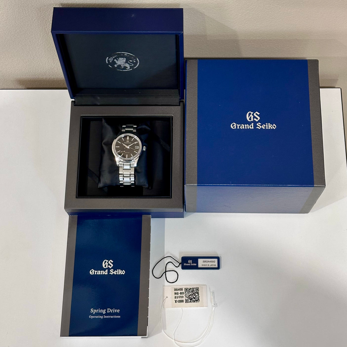 Grand Seiko Heritage Collection Spring Drive Grand Seiko Rare limited edition (300 pieces) Ref. SBGA455G