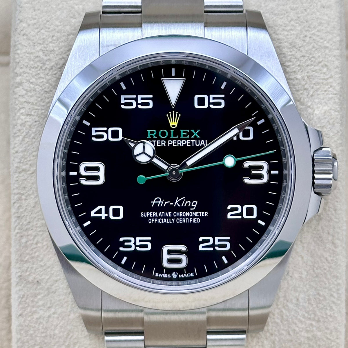 Rolex Air-King Black Dial Oystersteel Ref. 126900