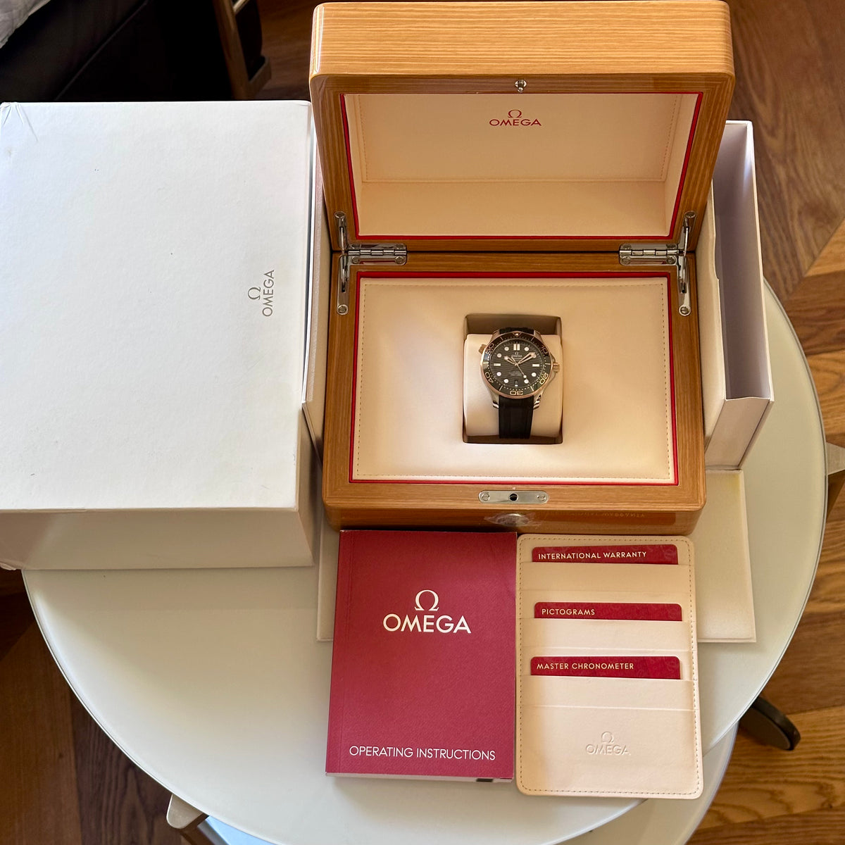 Omega Seamaster Diver 300M Black Wave Dial Ref. 210.22.42.20.01.002