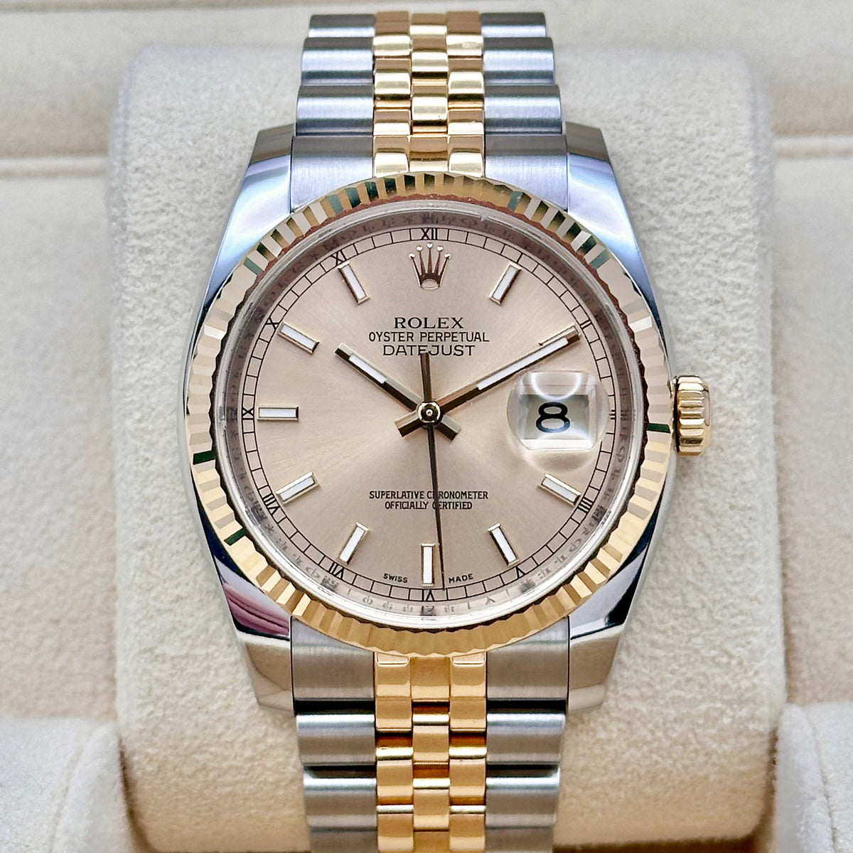 Rolex Datejust 36 Champagne Dial Two-Tone Ref. 116233