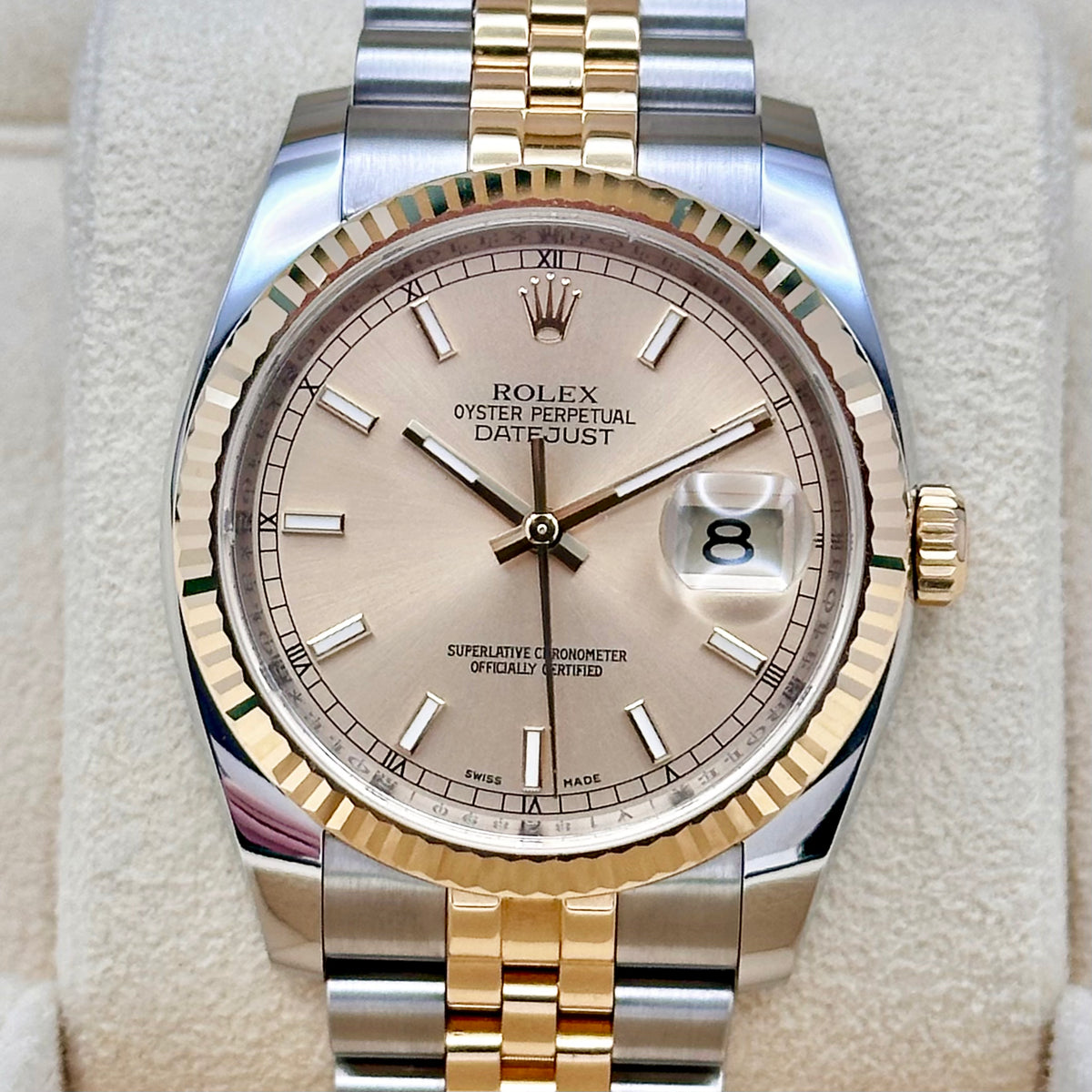 Rolex Datejust 36 Champagne Dial Two-Tone Ref. 116233