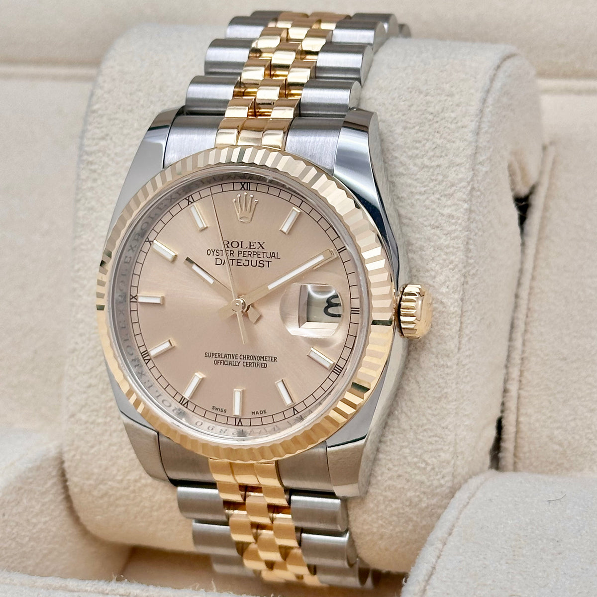 Rolex Datejust 36 Champagne Dial Two-Tone Ref. 116233