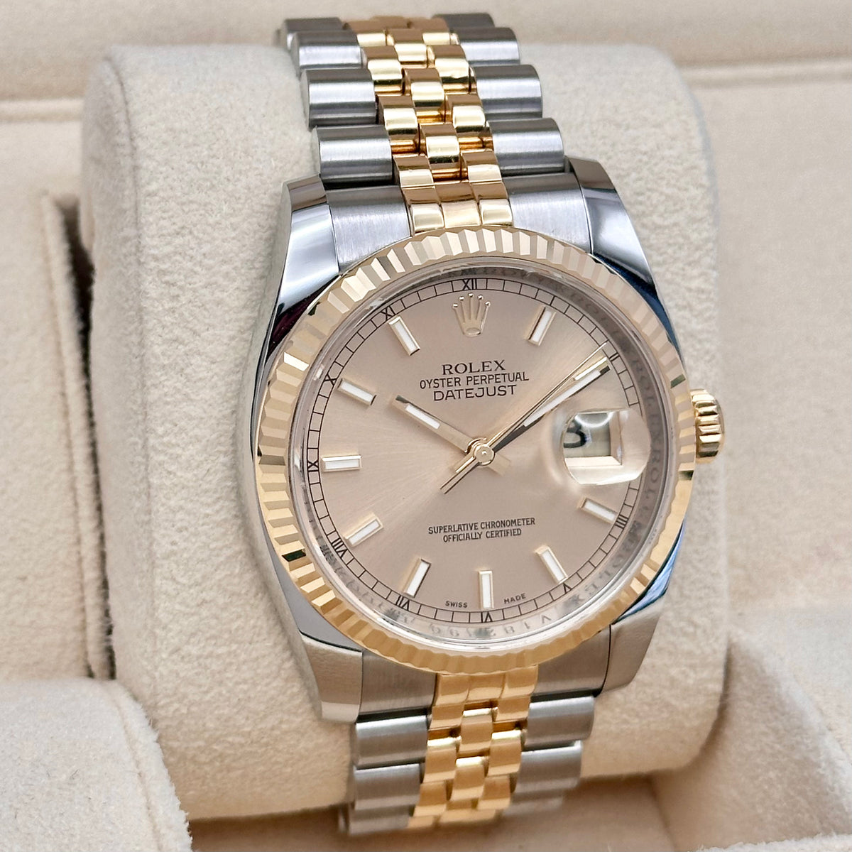 Rolex Datejust 36 Champagne Dial Two-Tone Ref. 116233
