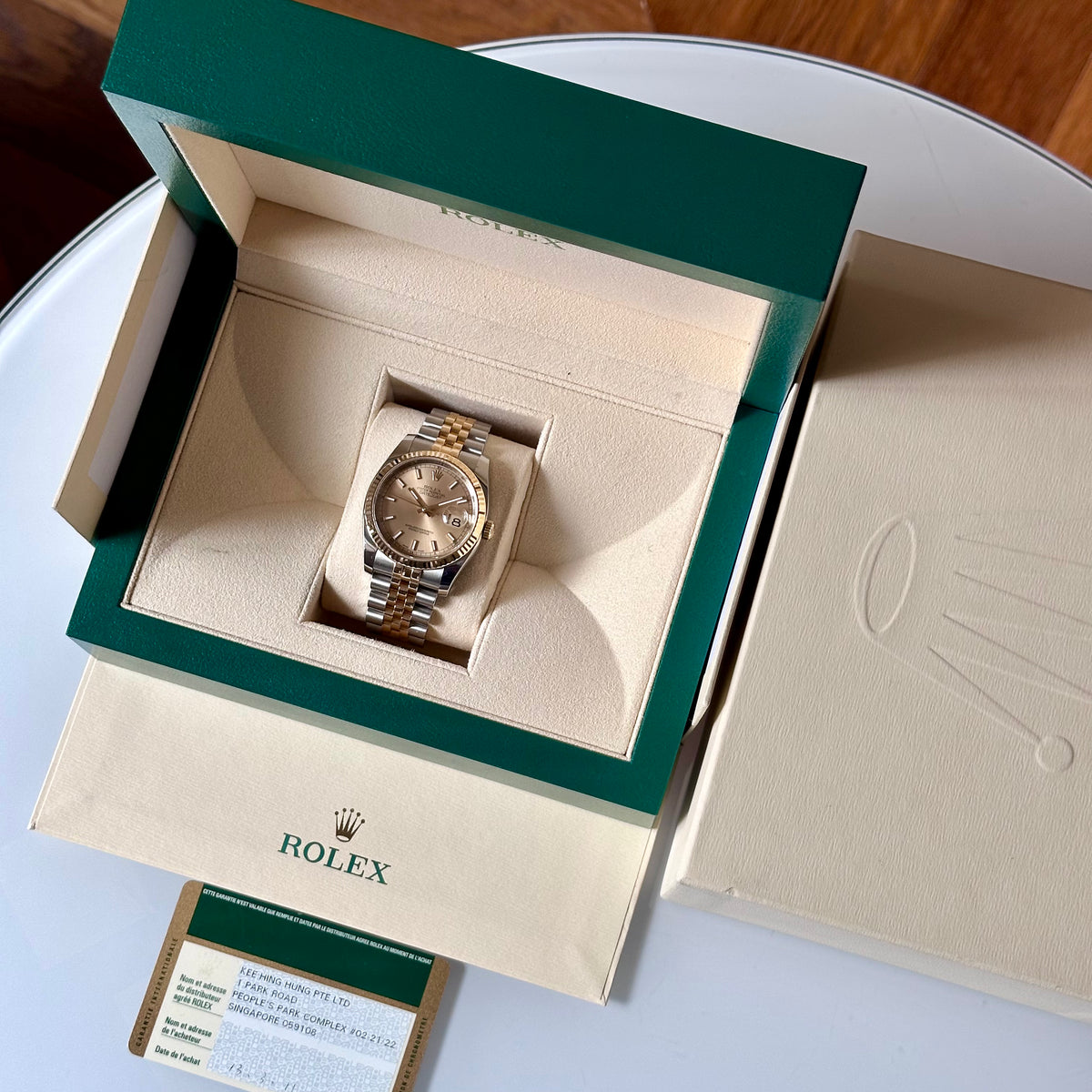 Rolex Datejust 36 Champagne Dial Two-Tone Ref. 116233