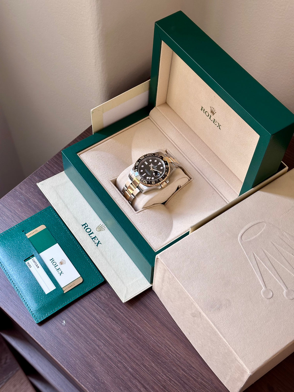 Rolex GMT Master II TT Ref. 116713LN