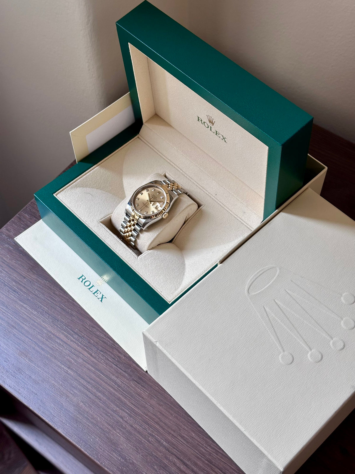 Rolex Datejust 36 Champagne Diamond Dial Two-Tone Ref. 116233