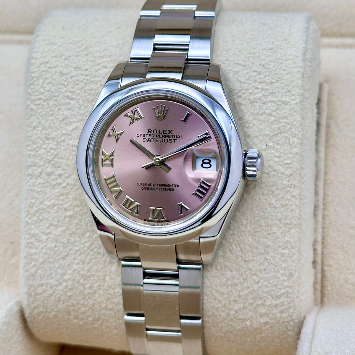 Rolex Lady-Datejust 28mm Pink Dial Ref. 279160