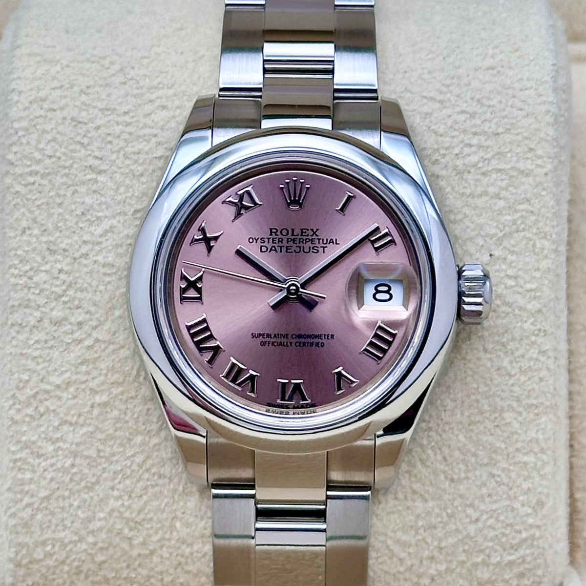 Rolex Lady-Datejust 28mm Pink Dial Ref. 279160