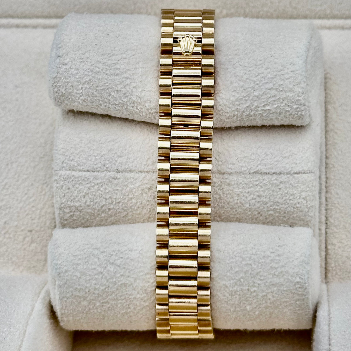 Lady-Datejust 26 White Buckley Diamond 18K Yellow Gold President Ref. 69178
