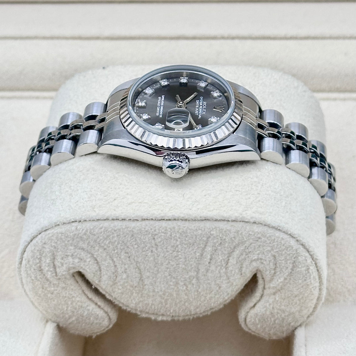 Rolex Datejust 26 Grey Diamond Dial Ref. 79174