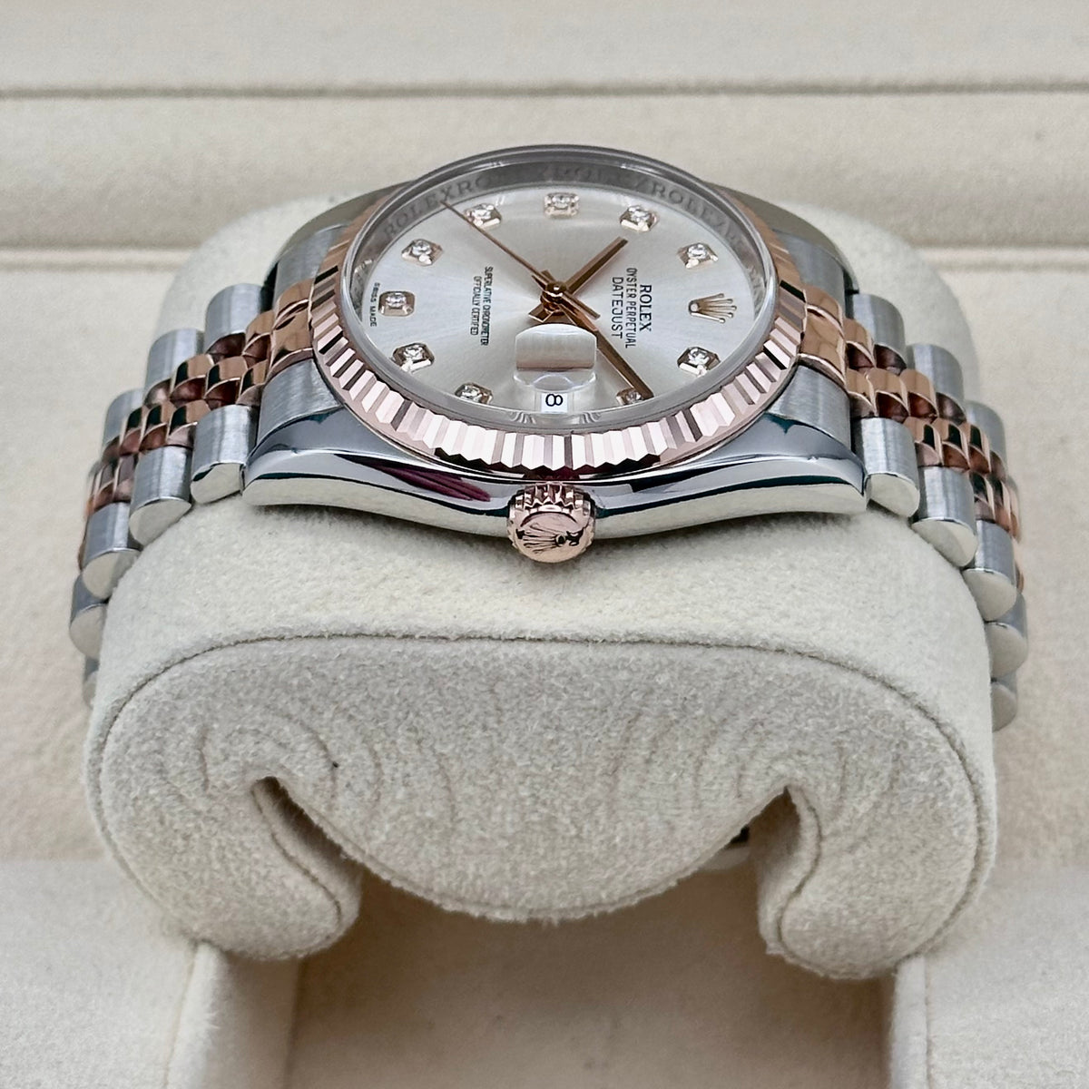 Rolex Datejust 36 Sundust Diamond Dial Two-Tone Ref. 116233