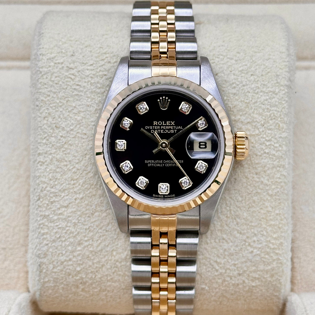 Rolex Datejust 26 Black Diamond Dial Ref. 79173