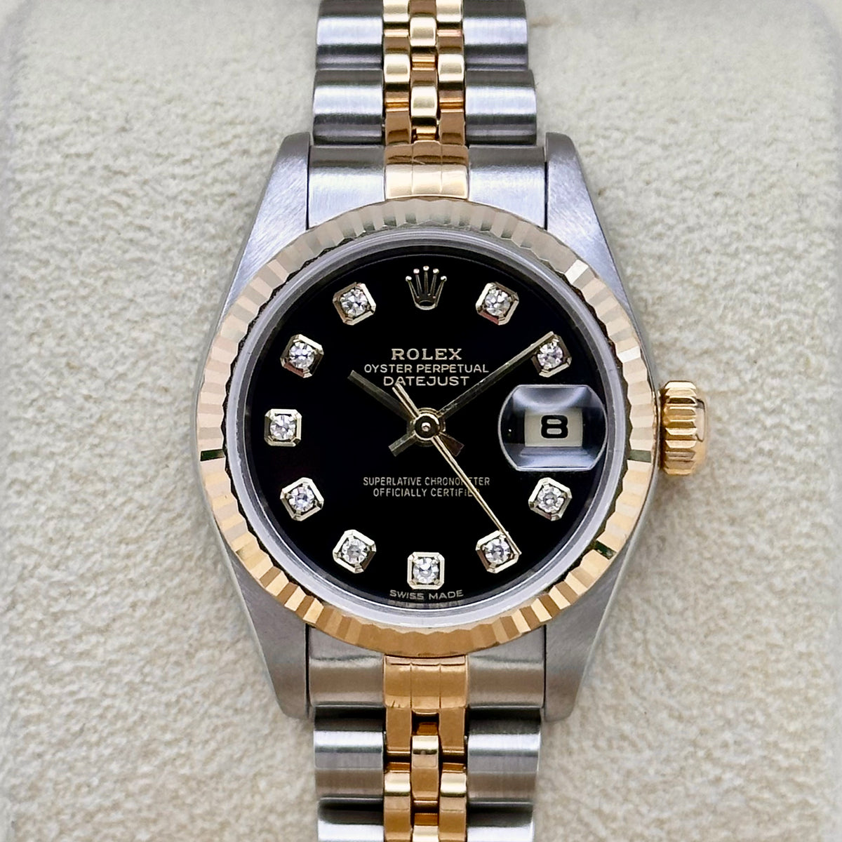 Rolex Datejust 26 Black Diamond Dial Ref. 79173