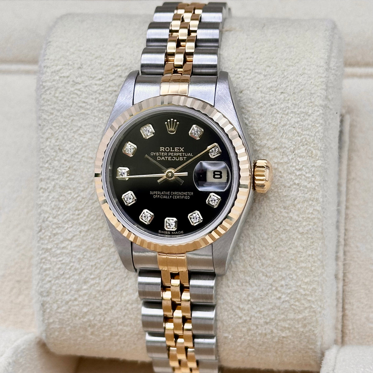 Rolex Datejust 26 Black Diamond Dial Ref. 79173