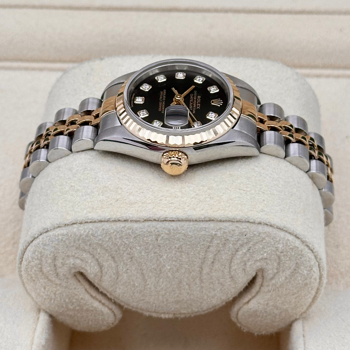 Rolex Datejust 26 Black Diamond Dial Ref. 79173