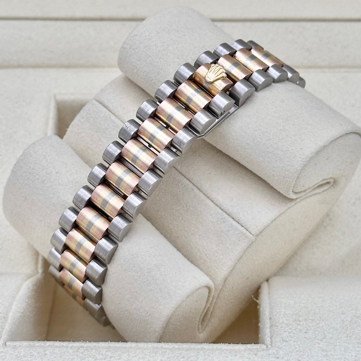 Rolex Datejust 31 Pink Diamond Dial Tridor Ref. 68279B
