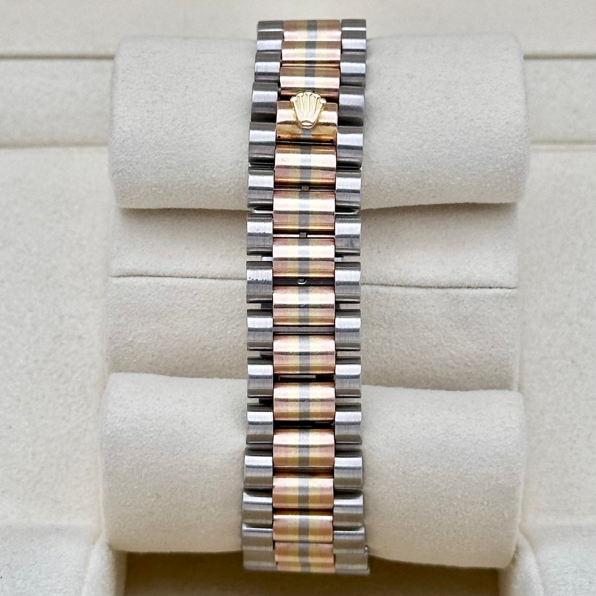 Rolex Datejust 31 Pink Diamond Dial Tridor Ref. 68279B