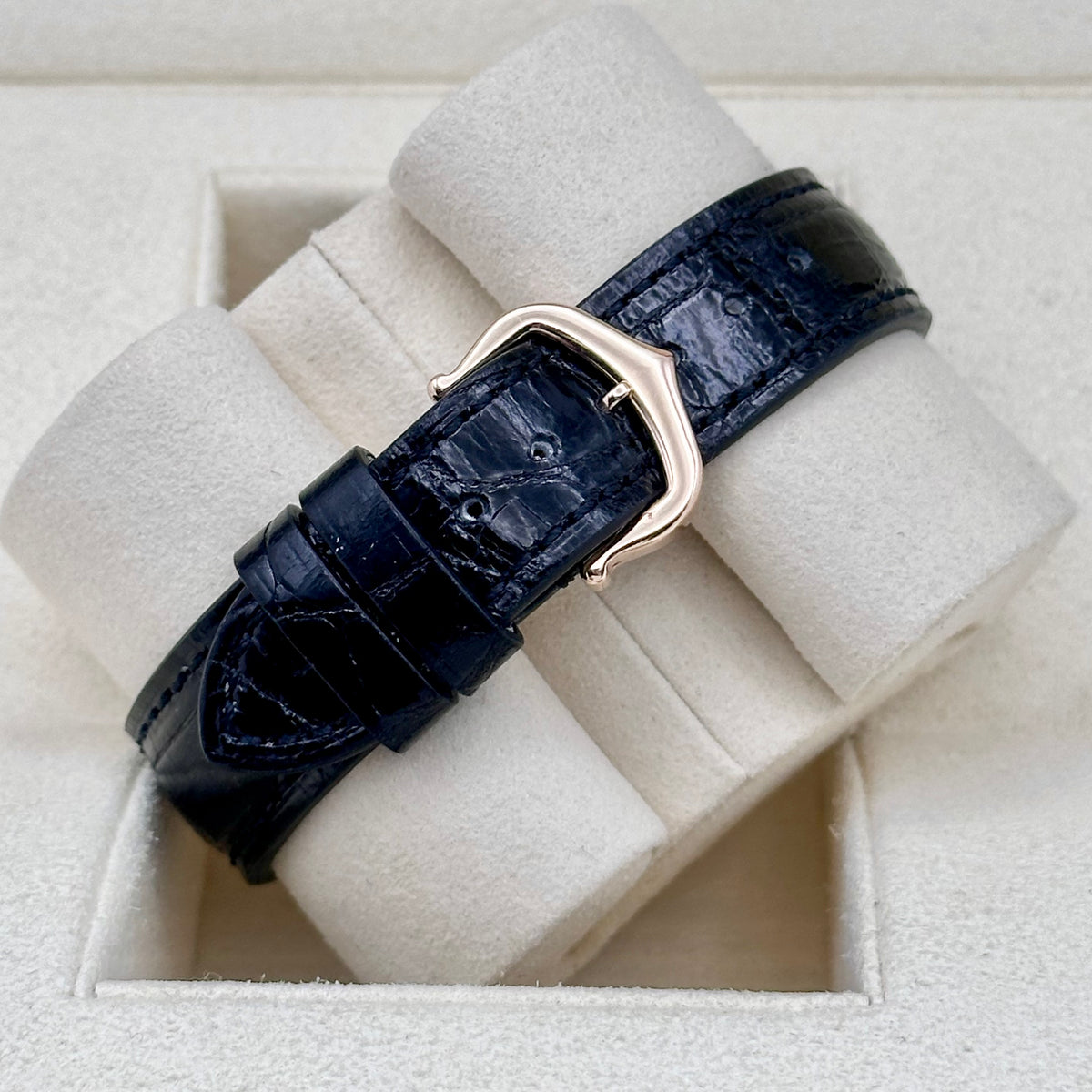 Cartier Ballon Bleu 28 White Roman Dial Rose Gold Ref. W6900256