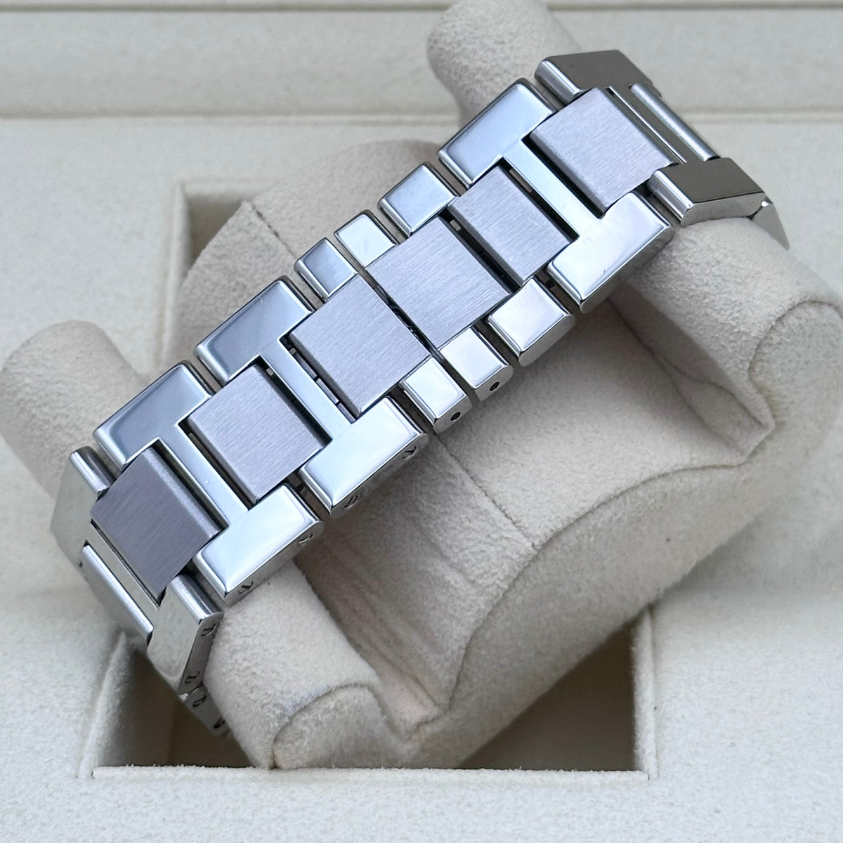 Cartier Ronde Solo XL Aftermarket Diamond Bezel Ref. W6701011