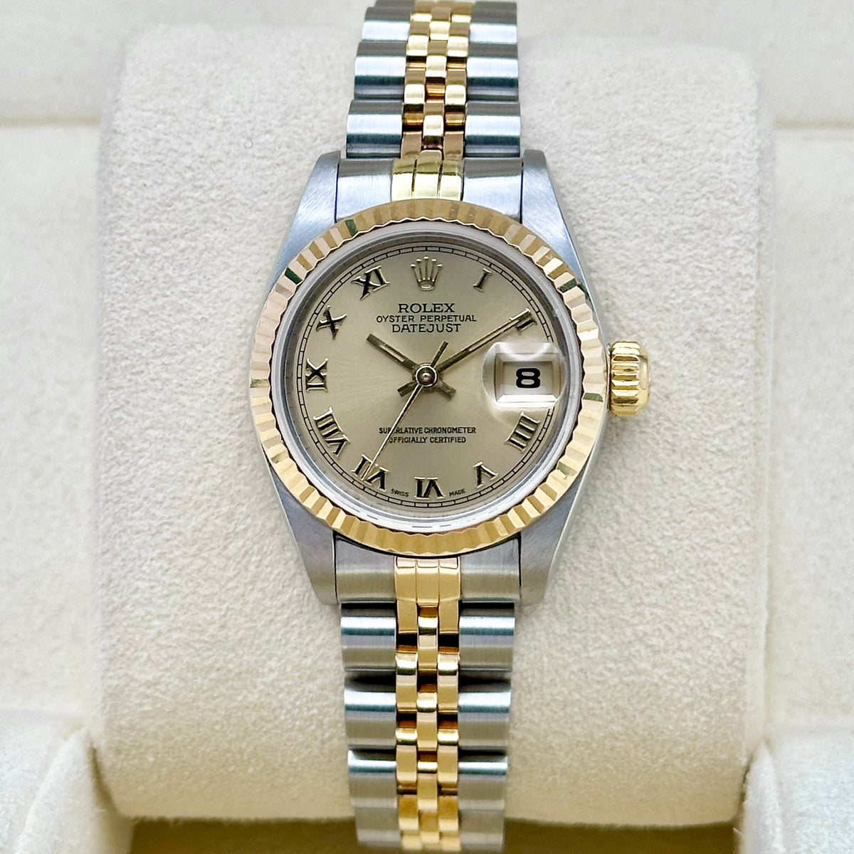 Rolex Datejust 26 Champagne Roman Dial Ref. 69173