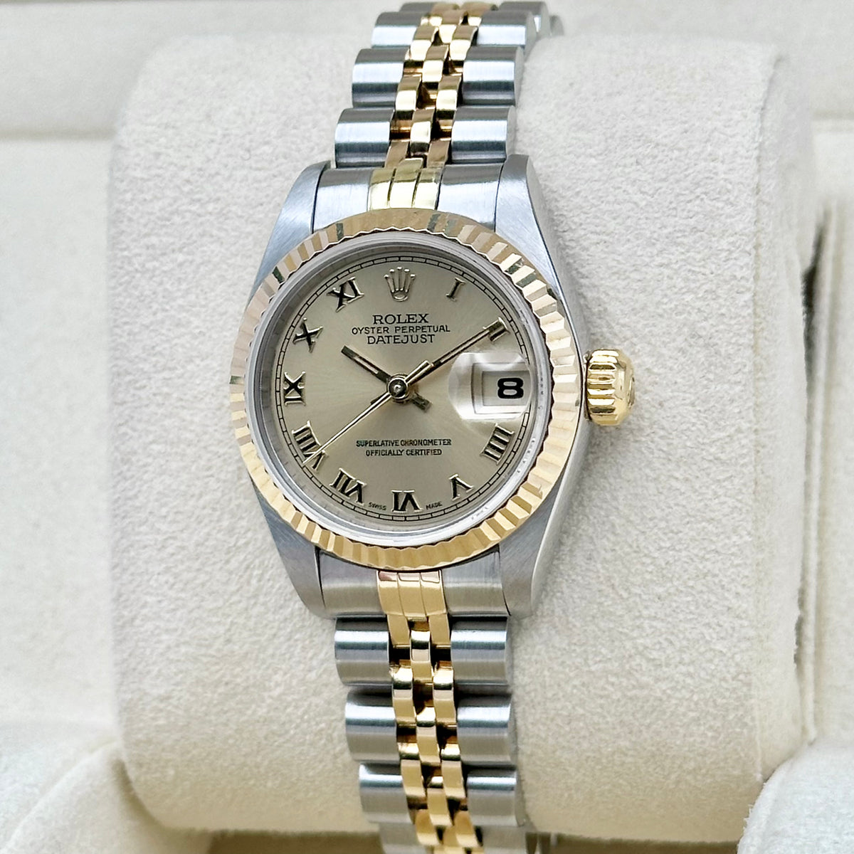 Rolex Datejust 26 Champagne Roman Dial Ref. 69173