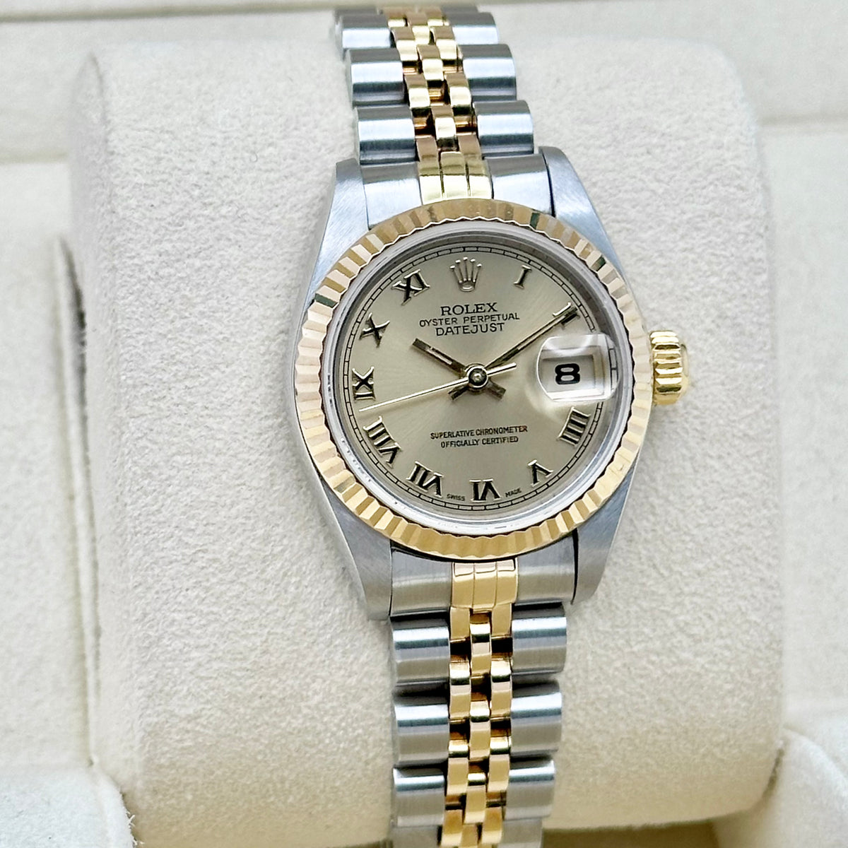 Rolex Datejust 26 Champagne Roman Dial Ref. 69173