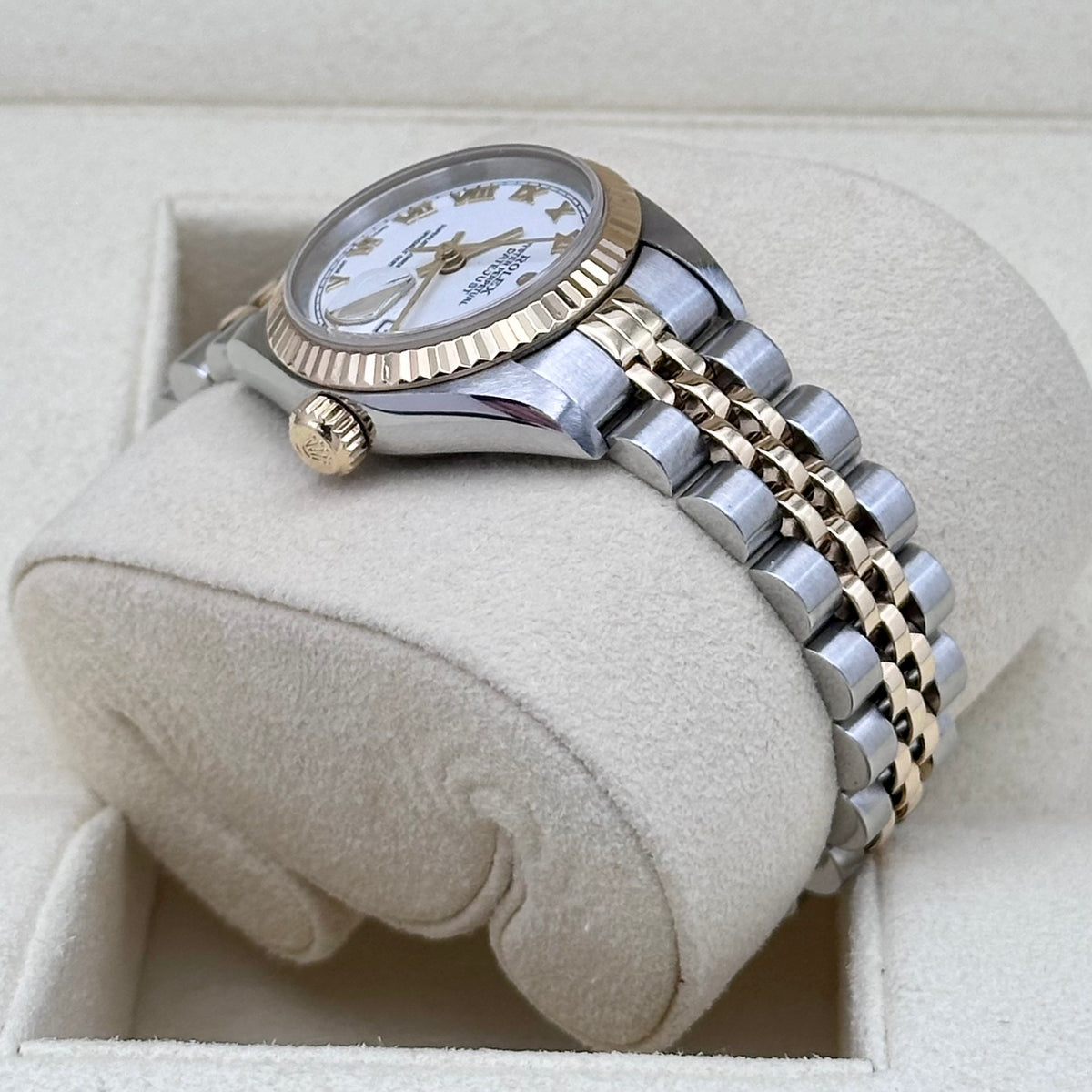 Rolex Datejust 26 White Roman Diamond Dial Ref. 79173