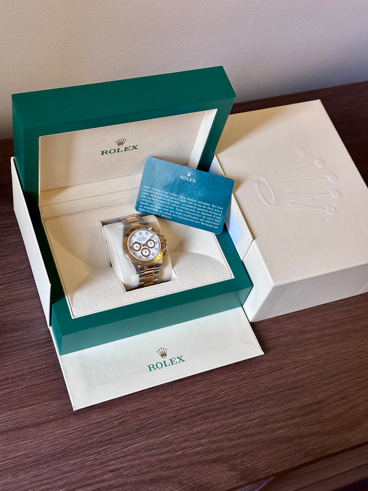 Rolex Daytona White Diamond Dial Ref. 16523G