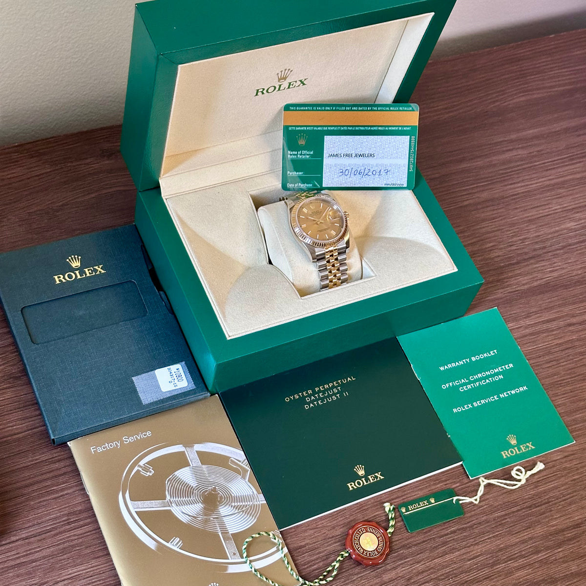Rolex Datejust 36 Champagne Dial Two-Tone Ref. 116233