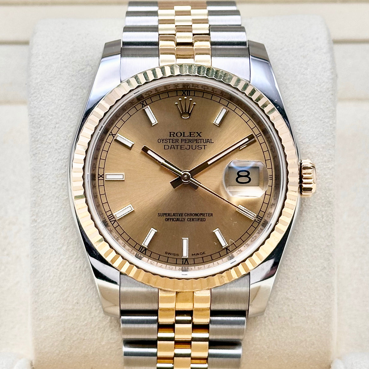Rolex Datejust 36 Champagne Dial Two-Tone Ref. 116233