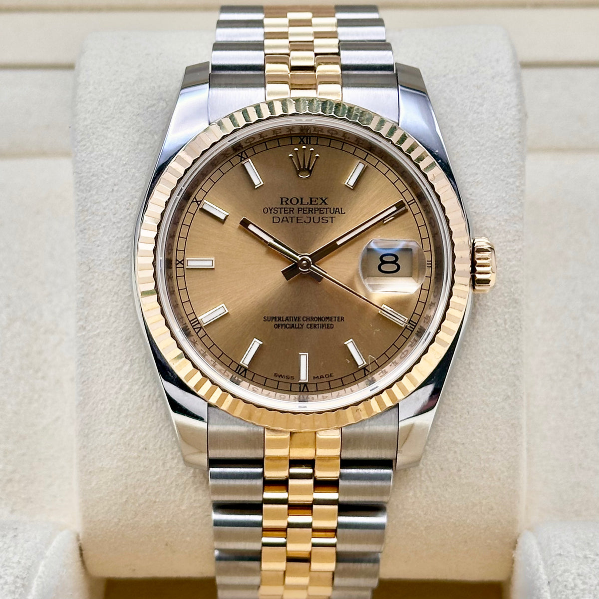 Rolex Datejust 36 Champagne Dial Two-Tone Ref. 116233