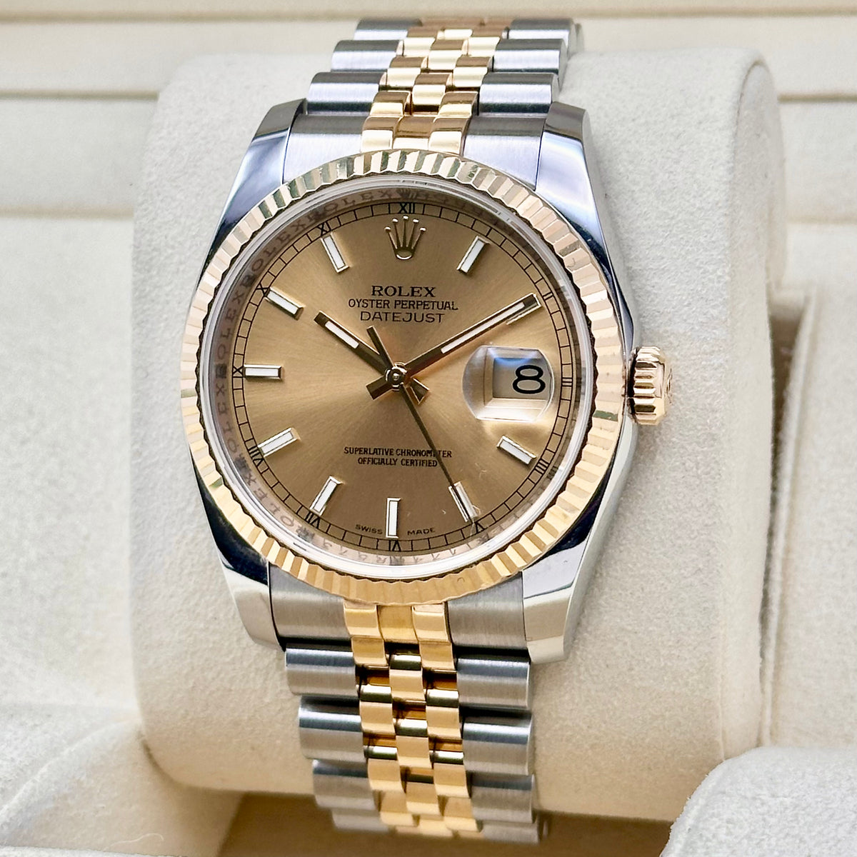 Rolex Datejust 36 Champagne Dial Two-Tone Ref. 116233