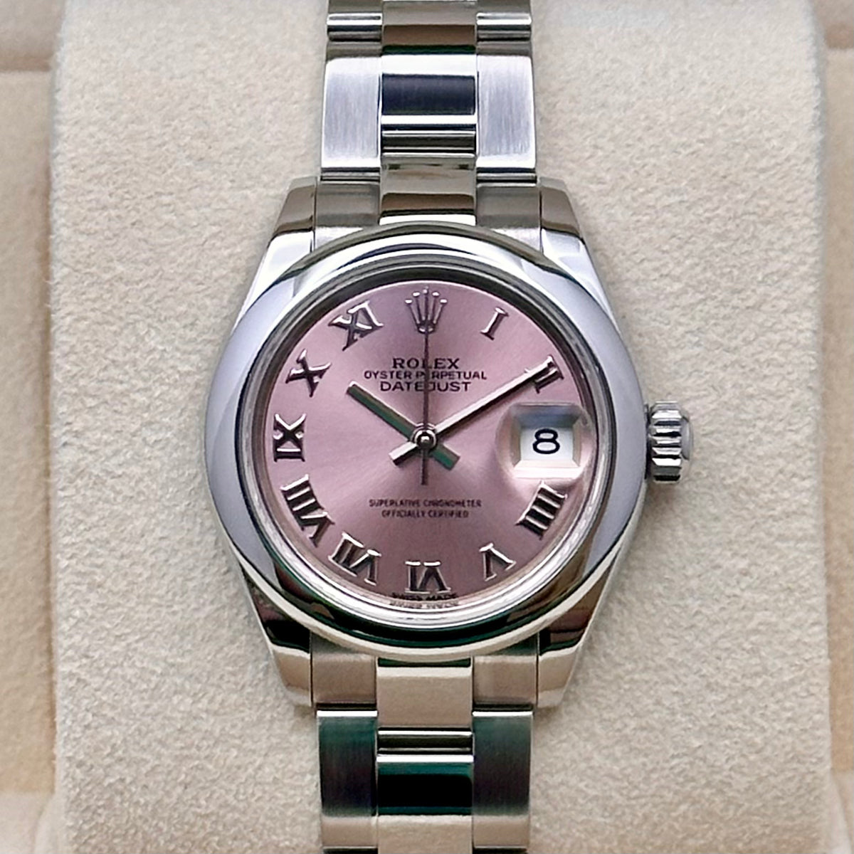 Rolex Lady-Datejust 28mm Pink Dial Ref. 279160