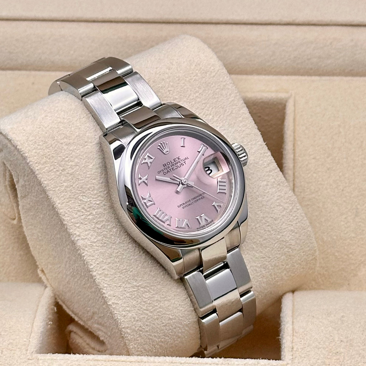 Rolex Lady-Datejust 28mm Pink Dial Ref. 279160