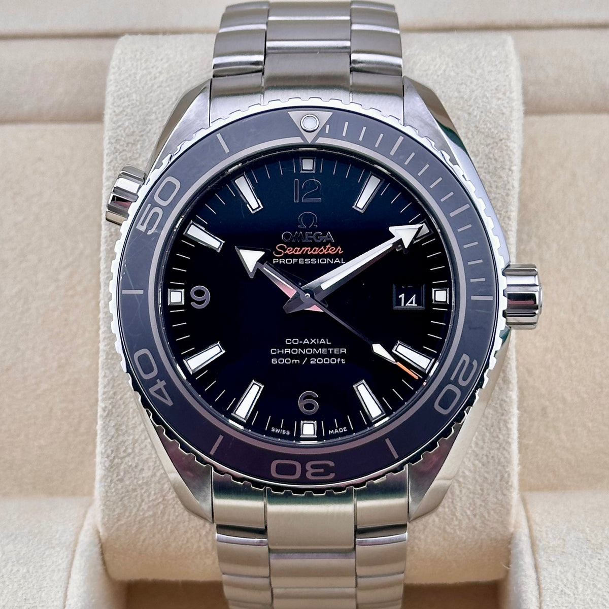 Omega Seamaster Planet Ocean 600M 45.5mm Black Dial Stainless Steel 232.30.46.21.01.001