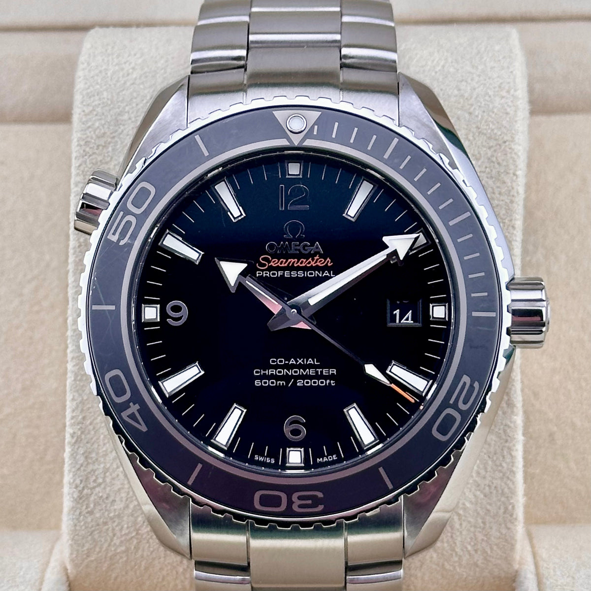 Omega Seamaster Planet Ocean 600M 45.5mm Black Dial Stainless Steel 232.30.46.21.01.001