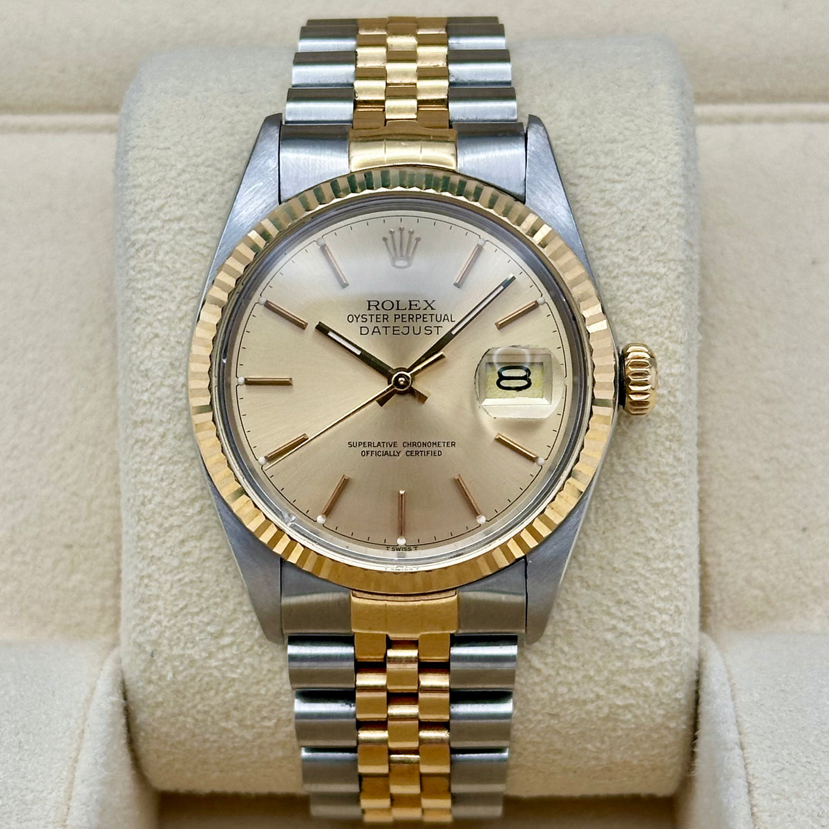 Rolex Datejust 36 Champagne Dial Ref. 16013