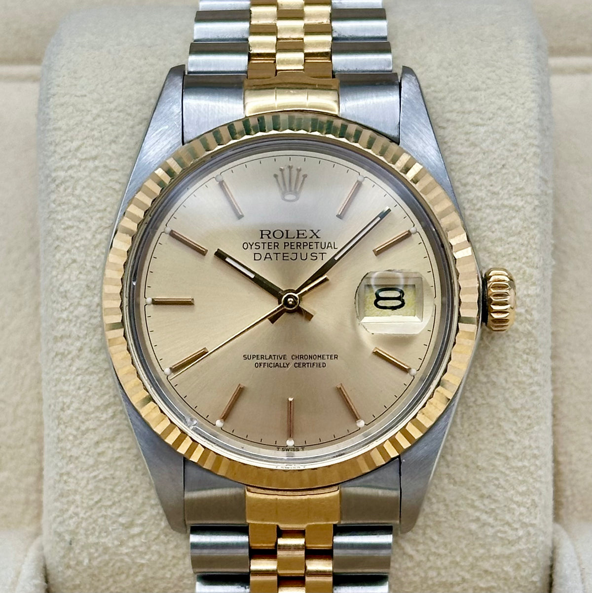Rolex Datejust 36 Champagne Dial Ref. 16013
