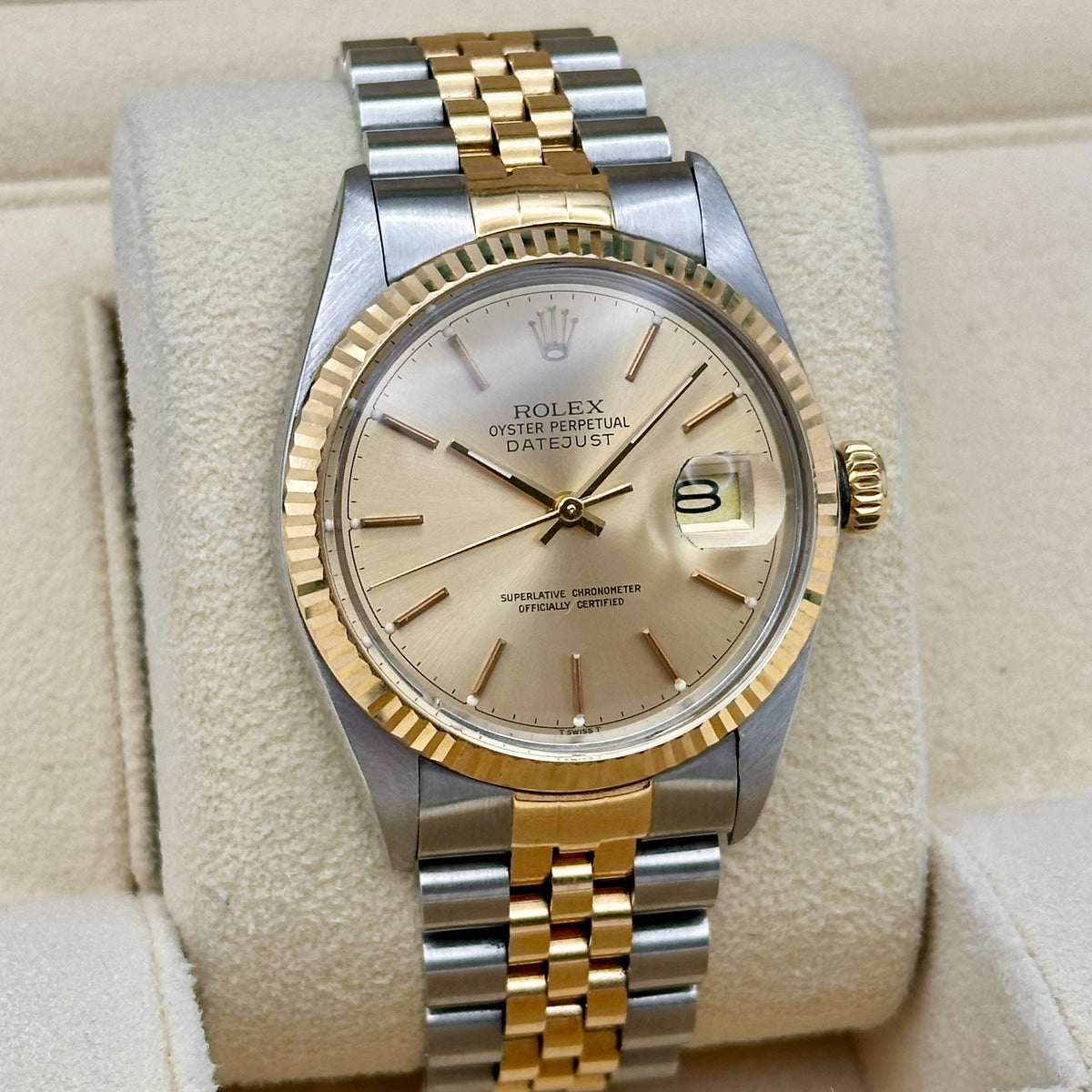 Rolex Datejust 36 Champagne Dial Ref. 16013