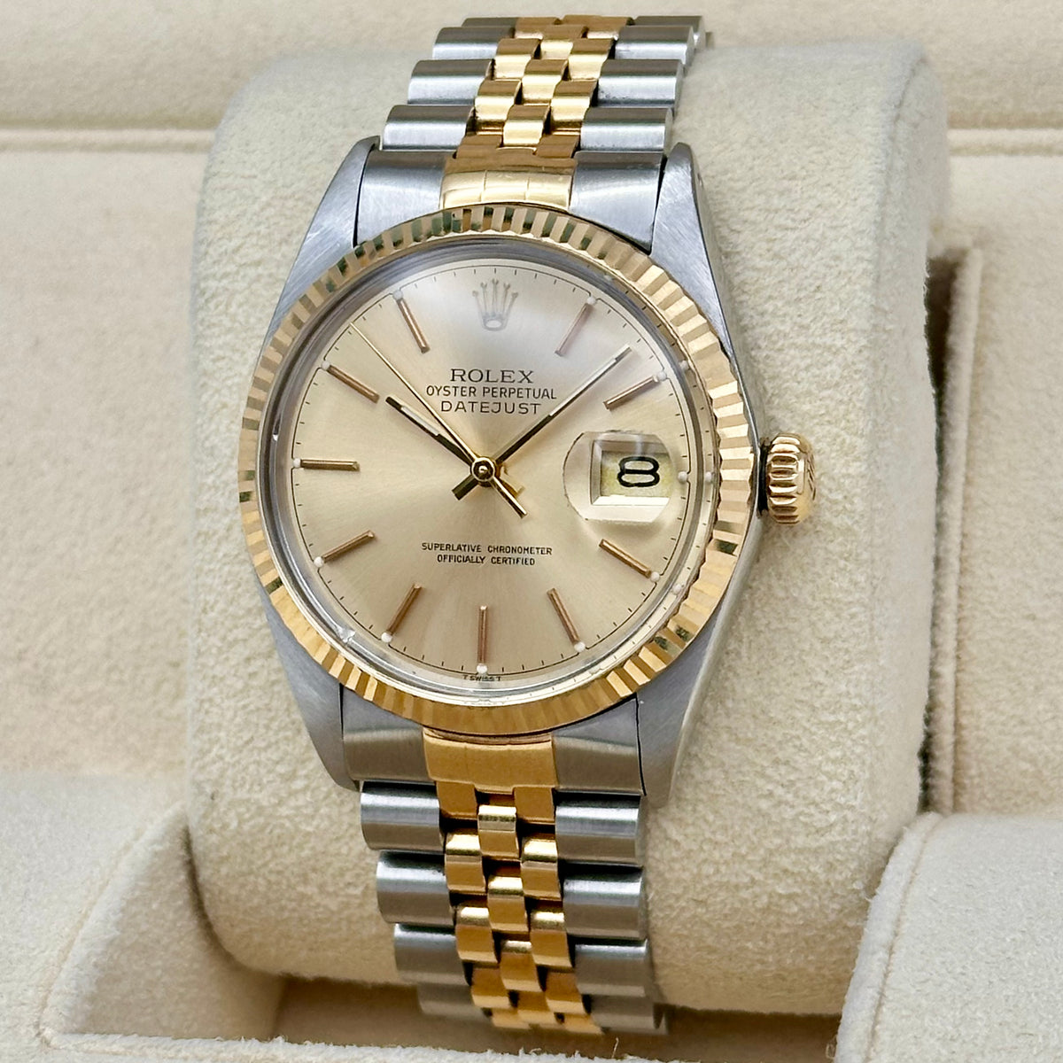 Rolex Datejust 36 Champagne Dial Ref. 16013