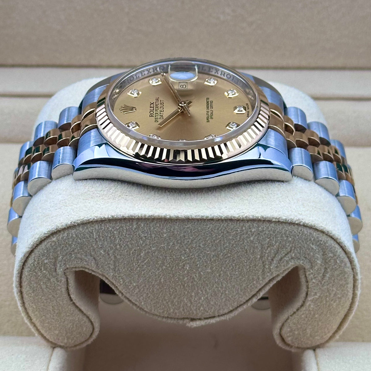 Rolex Datejust 36 Champagne Diamond Dial Two-Tone Ref. 116233